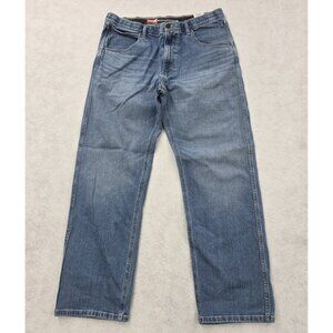 Wrangler Performance Jeans Men's Size 34x30 Denim Blue Jeans Comfort Waistband